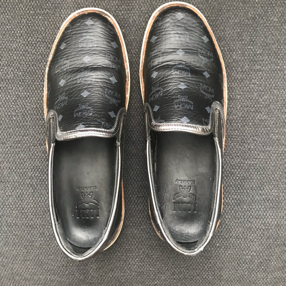 MCM slip-ons